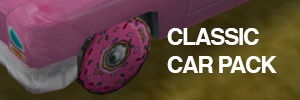 Classic Donut Team Cars Banner
