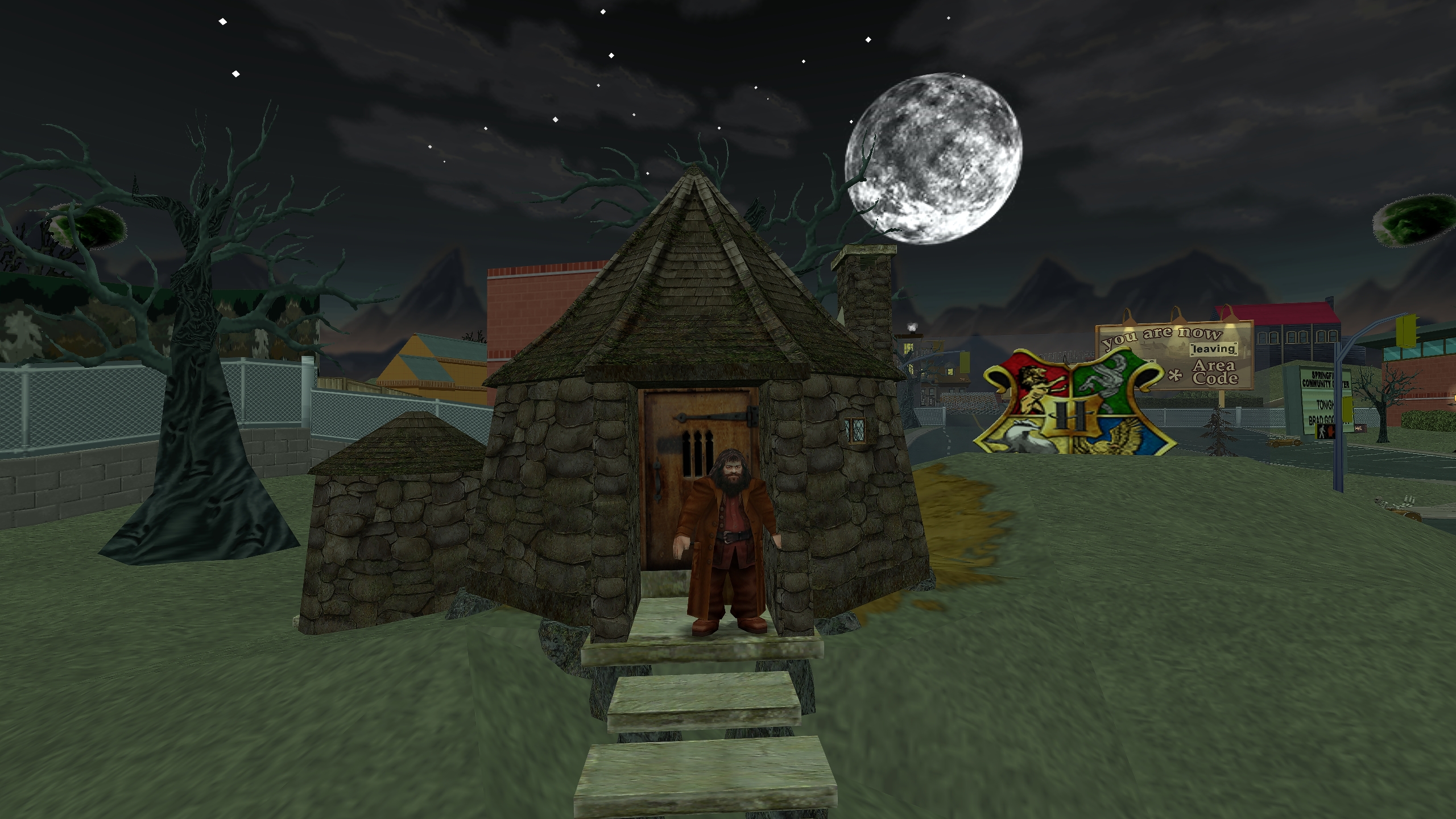 Hagrid and his hut